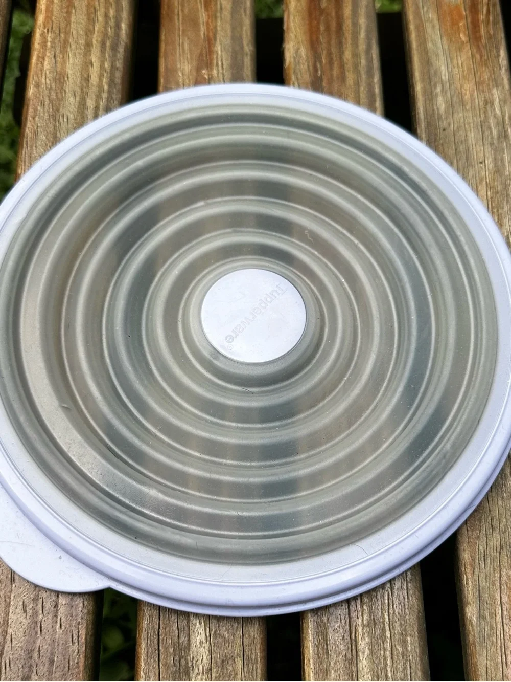 Tupperware Flexible Round Replacement Lid Light Blue @8”